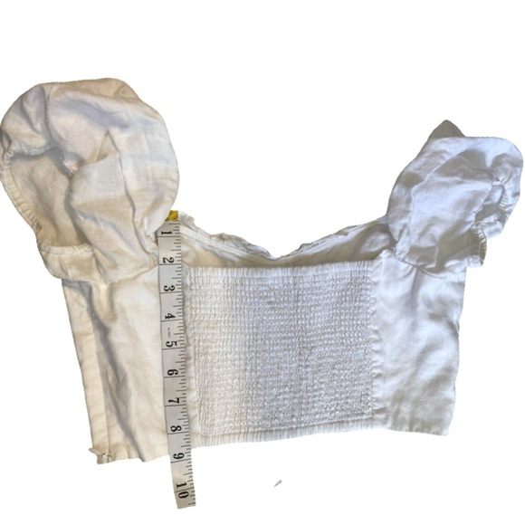 Wilfred Wander Linen Blouse In White Size M - Picture 12 of 12